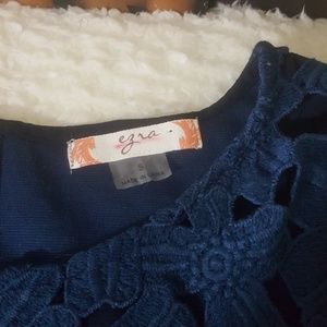 Ezra Textured Zipper Dress- Light Blue main image 0